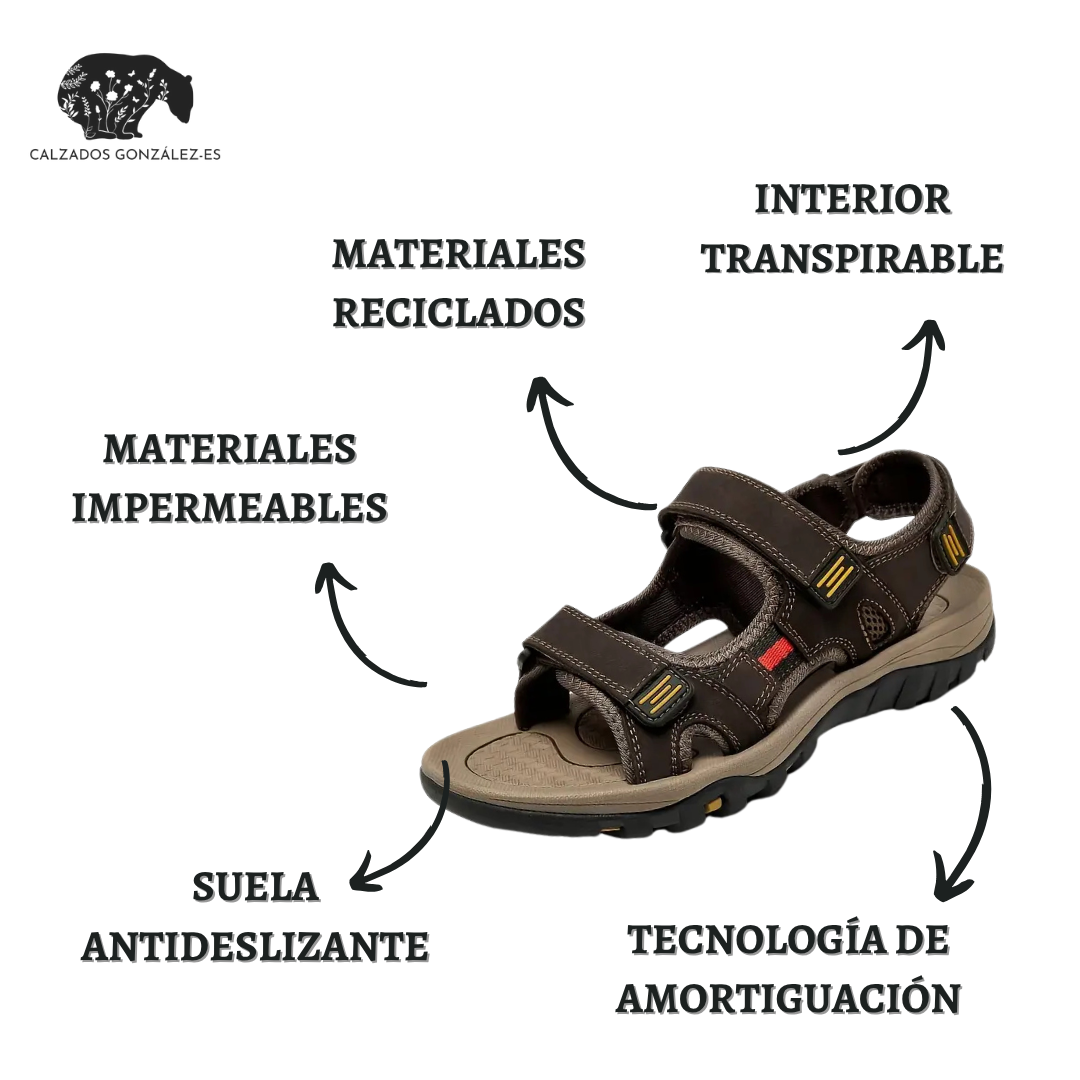 ClimaWalk: Sandalias Ortopédicas de Cuero