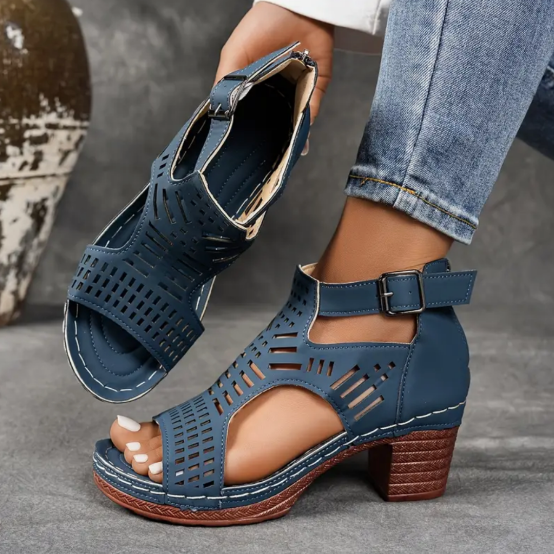 Sandalias ortopédicas de tacón Celina