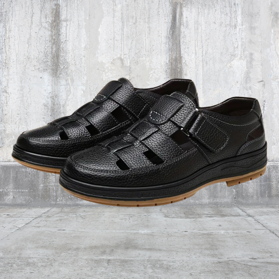 Robert| Sandalias Ortopédicas de Cuero
