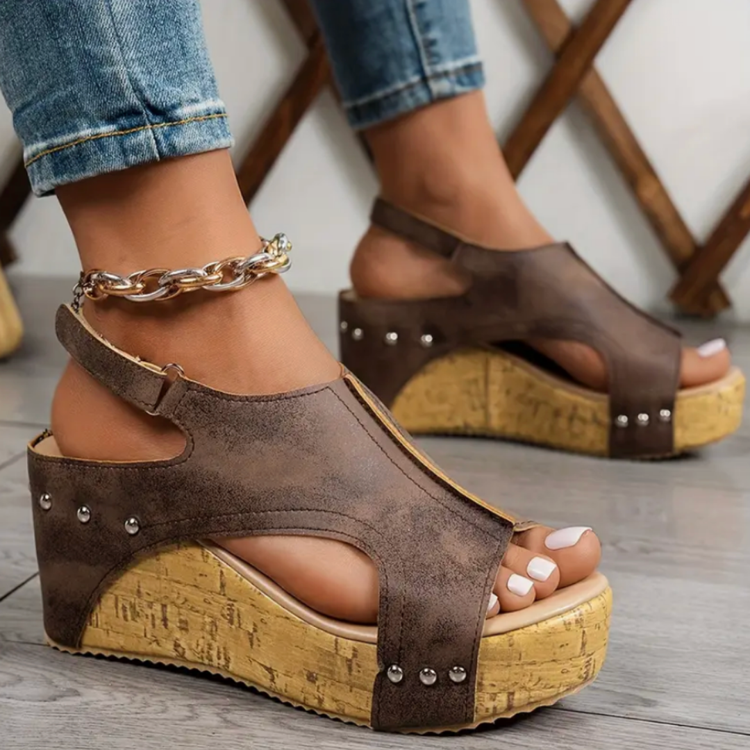 Olyssa | Sandalias ortopédicas de cuña
