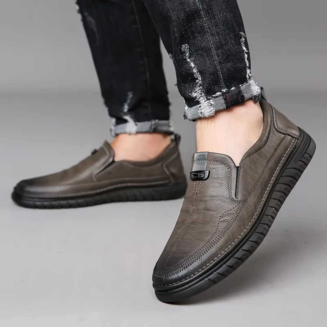 NobleStep: Mocasines de Piel Auténtica con Suela Antideslizante