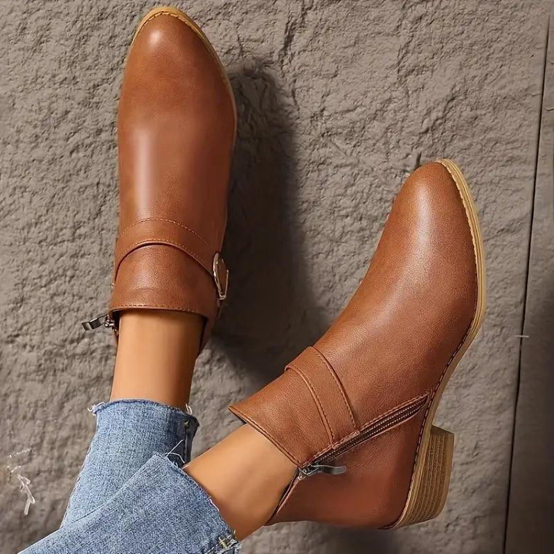 Cougar: Botines ortopédicos de cuero genuino