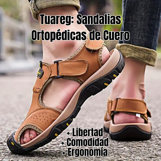 Tuareg: Sandalias Ortopédicas de Cuero