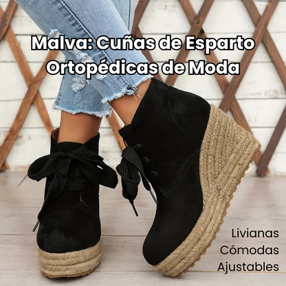 Malva: Cuñas de Esparto Ortopédicas de Moda