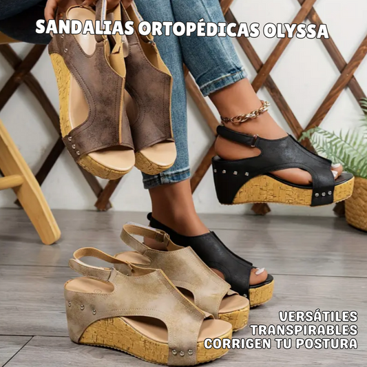 Olyssa | Sandalias ortopédicas de cuña