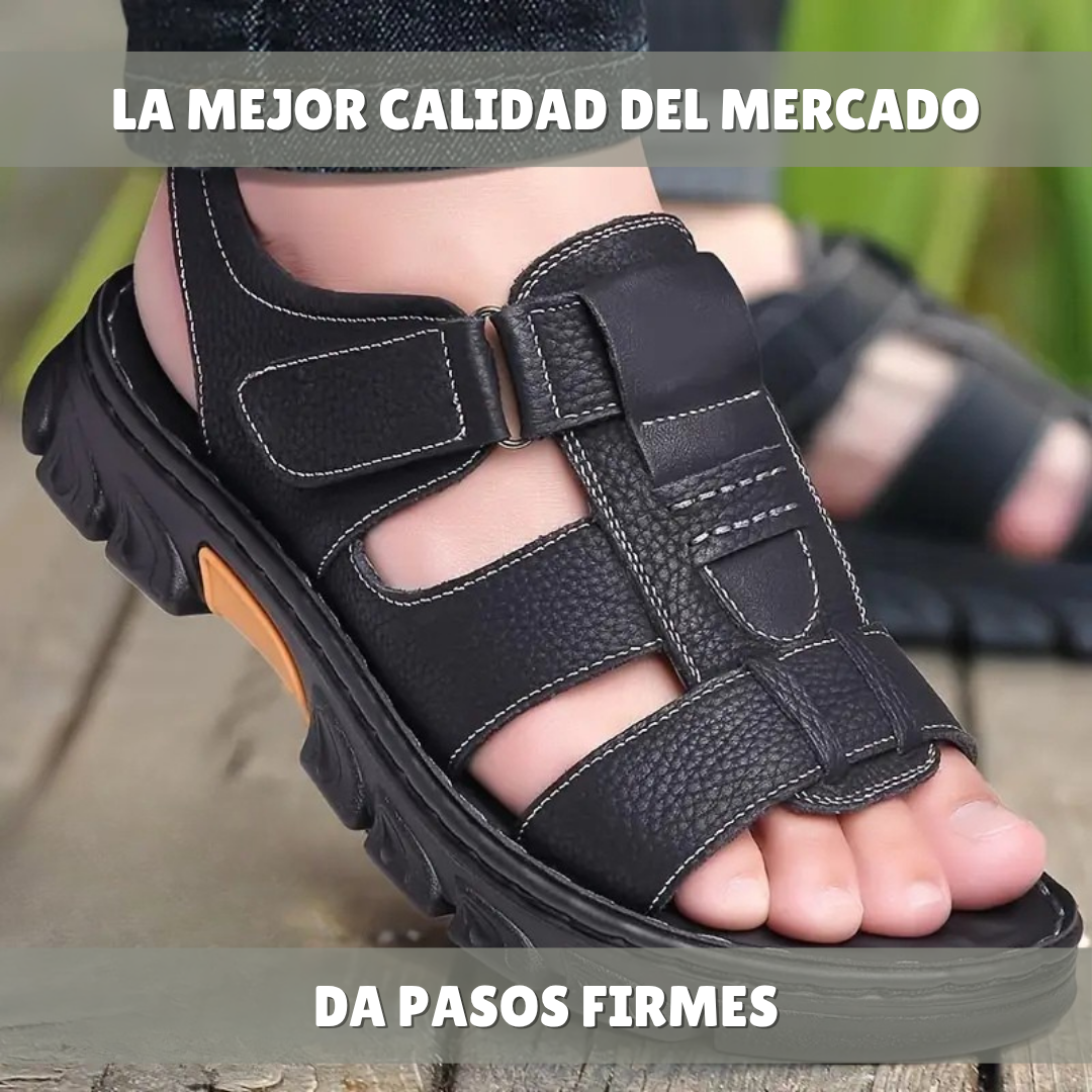 Theo | Sandalias Ortopédicas de Cuero Genuino