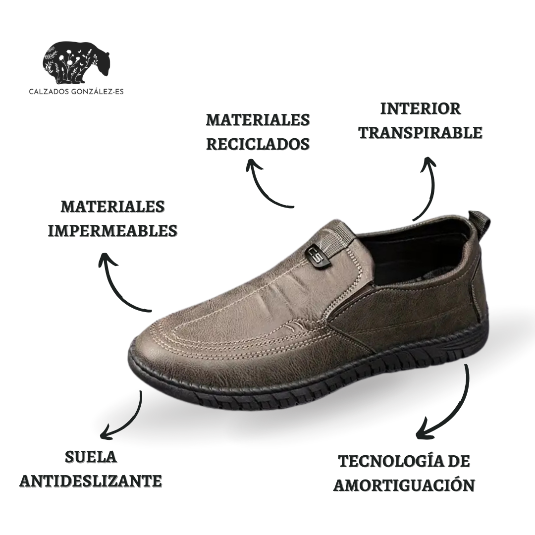 NobleStep: Mocasines de Piel Auténtica con Suela Antideslizante