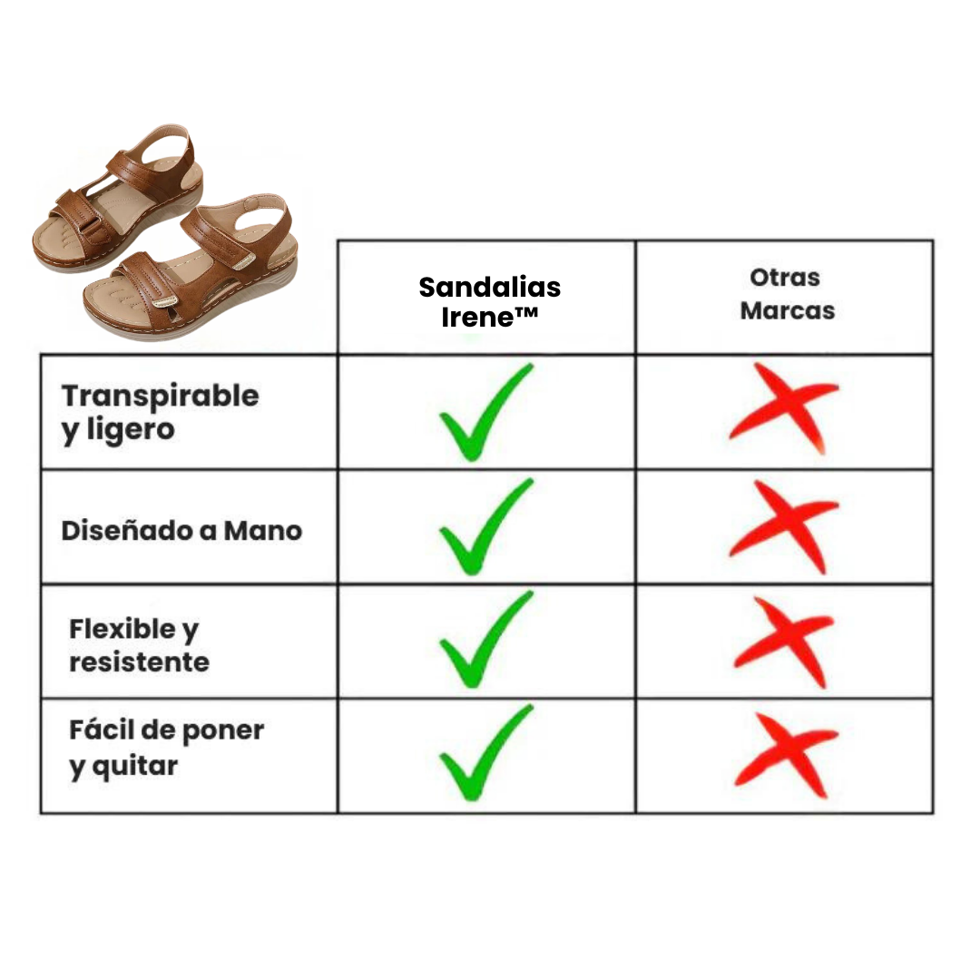 Irene: Sandalias Ortopédicas Transpirables