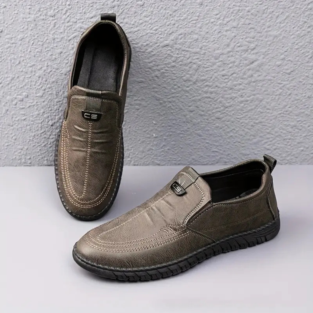 NobleStep: Mocasines de Piel Auténtica con Suela Antideslizante