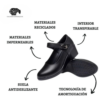 Adele| Zapatos Ortopédicos con Tacón
