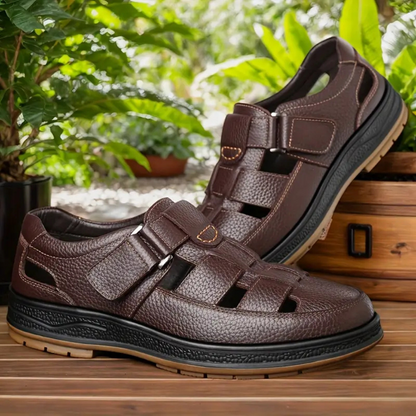 Robert| Sandalias Ortopédicas de Cuero