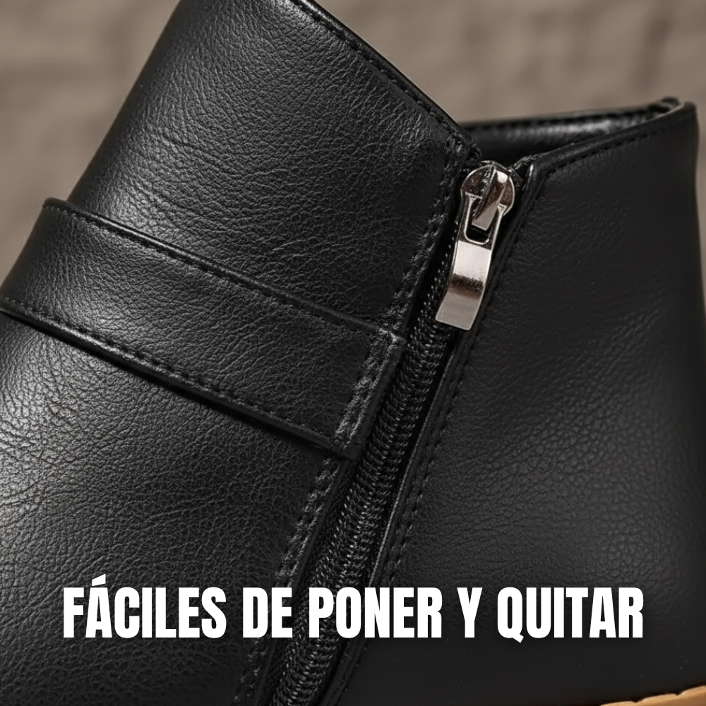 Cougar: Botines ortopédicos de cuero genuino