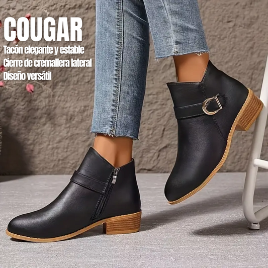 Cougar: Botines ortopédicos de cuero genuino
