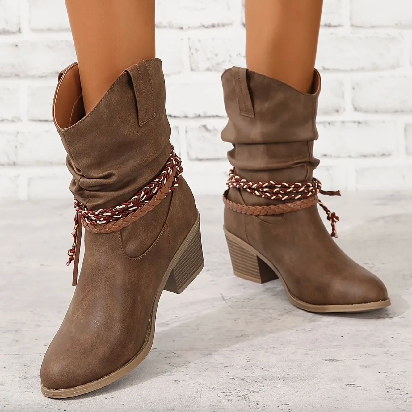 BohoBoots | Botas ortopédicas con tacón estilo boho