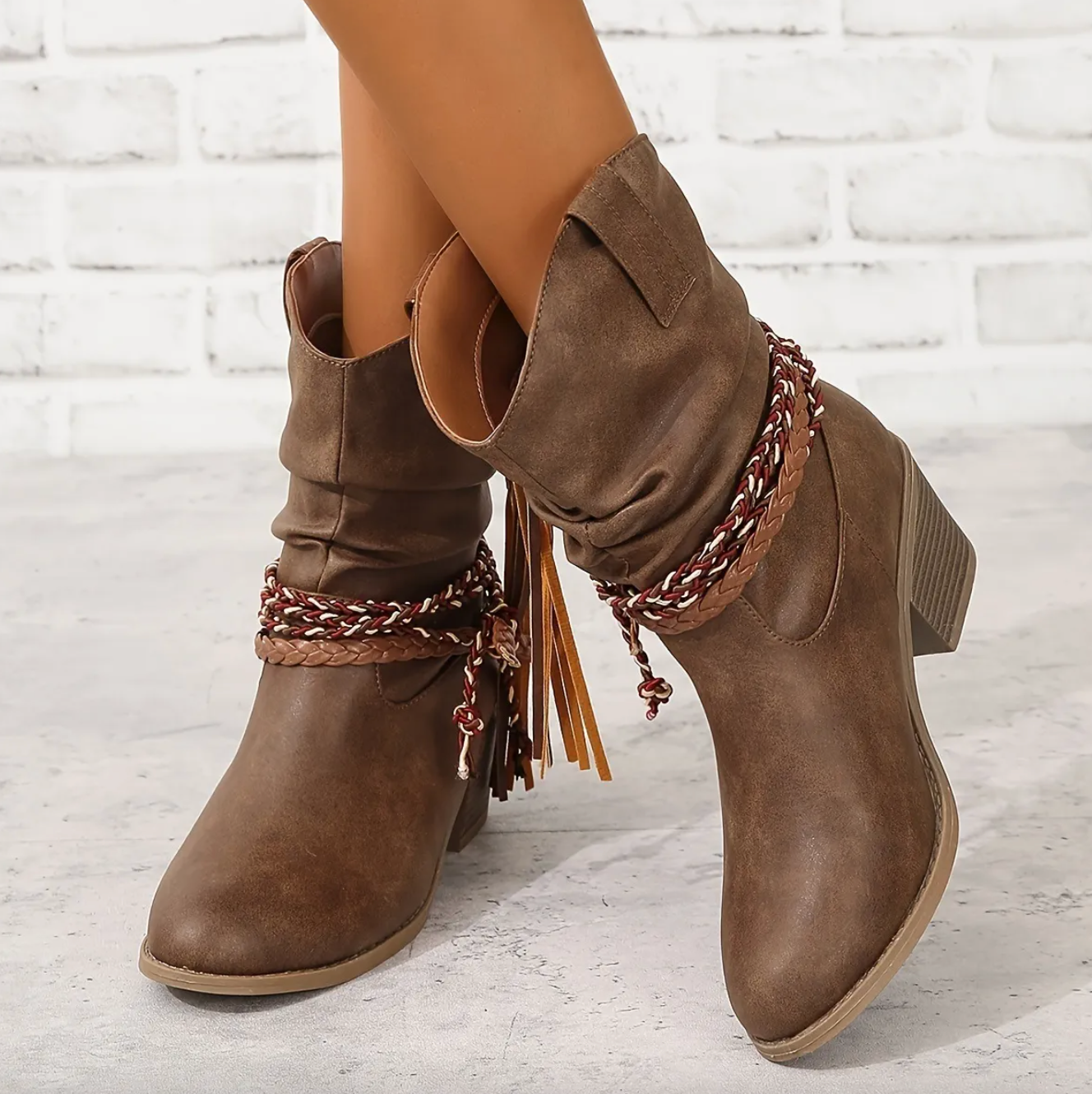 BohoBoots | Botas ortopédicas con tacón estilo boho
