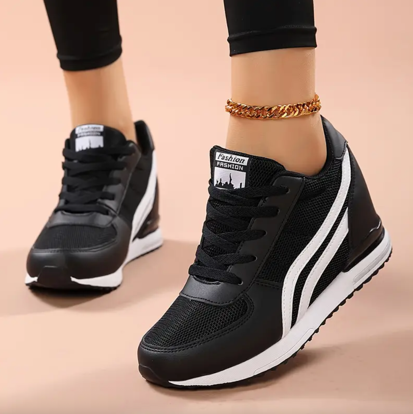 Elva | Sneakers con cuña ortopédica invisible