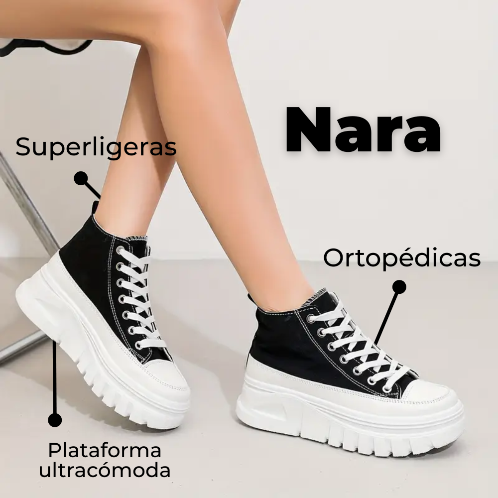 Nara | Zapatillas ortopédicas con plataforma